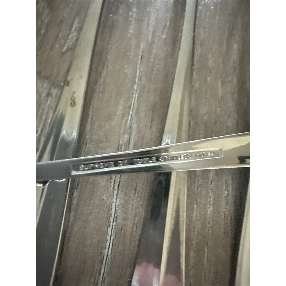 7 PCs‎ Supreme by Towle ASHLEY Iced Tea Spoons 7 3/8 in Stainless Korea 18/8